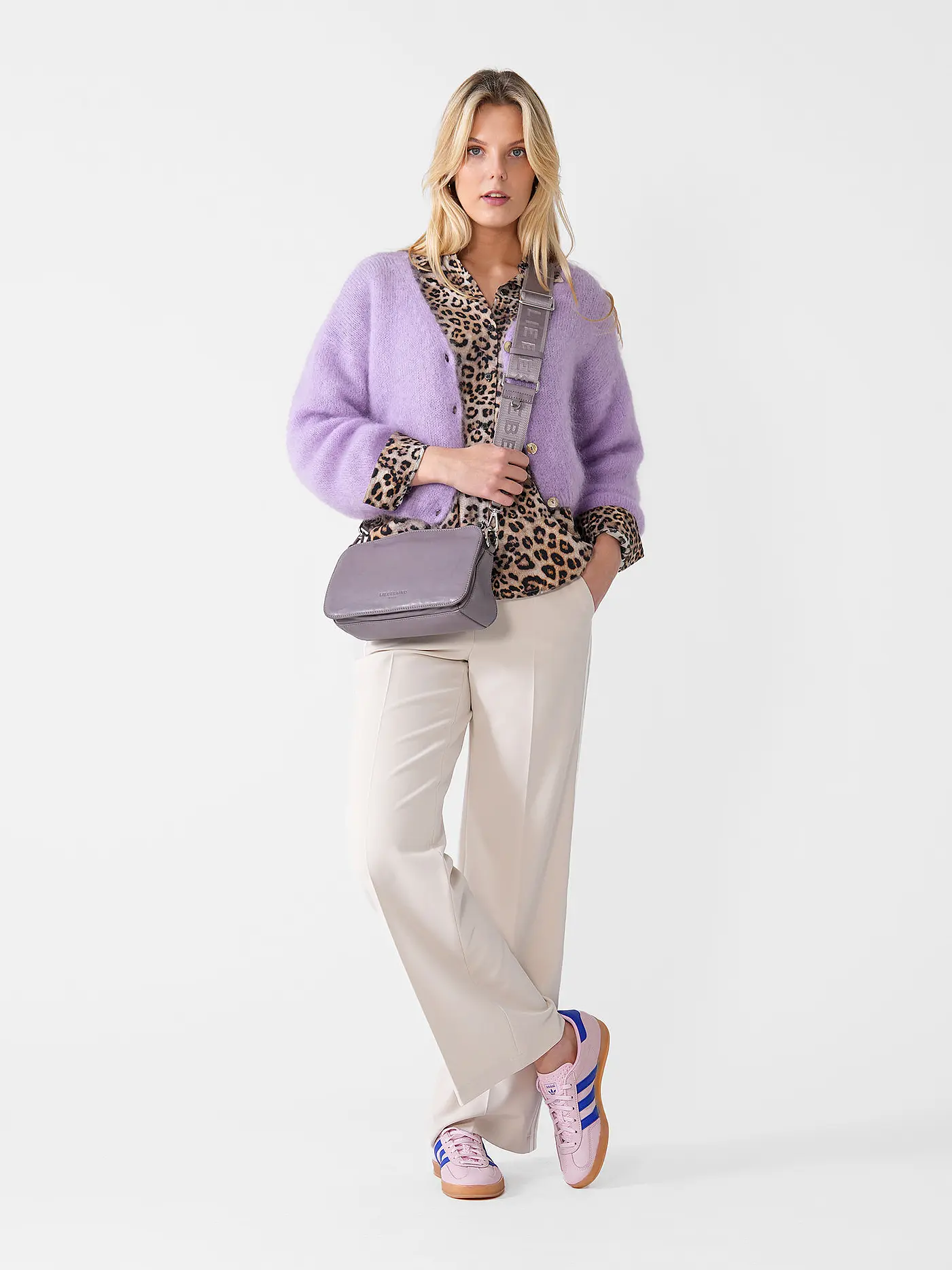 LIEBESKIND BERLIN | Ledertasche - Mini Bag CLARICE | lila