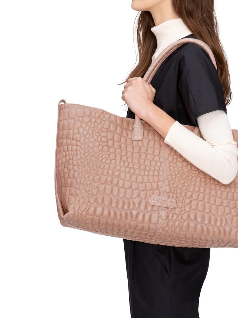 LIEBESKIND BERLIN | Ledertasche - Shopper "Malibu Chelsea Shopper L" | rosa