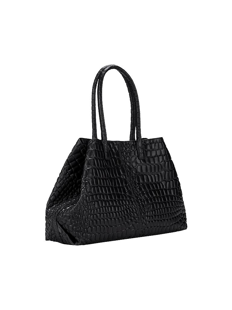 LIEBESKIND BERLIN | Ledertasche - Shopper "Malibu Chelsea Shopper L" | schwarz