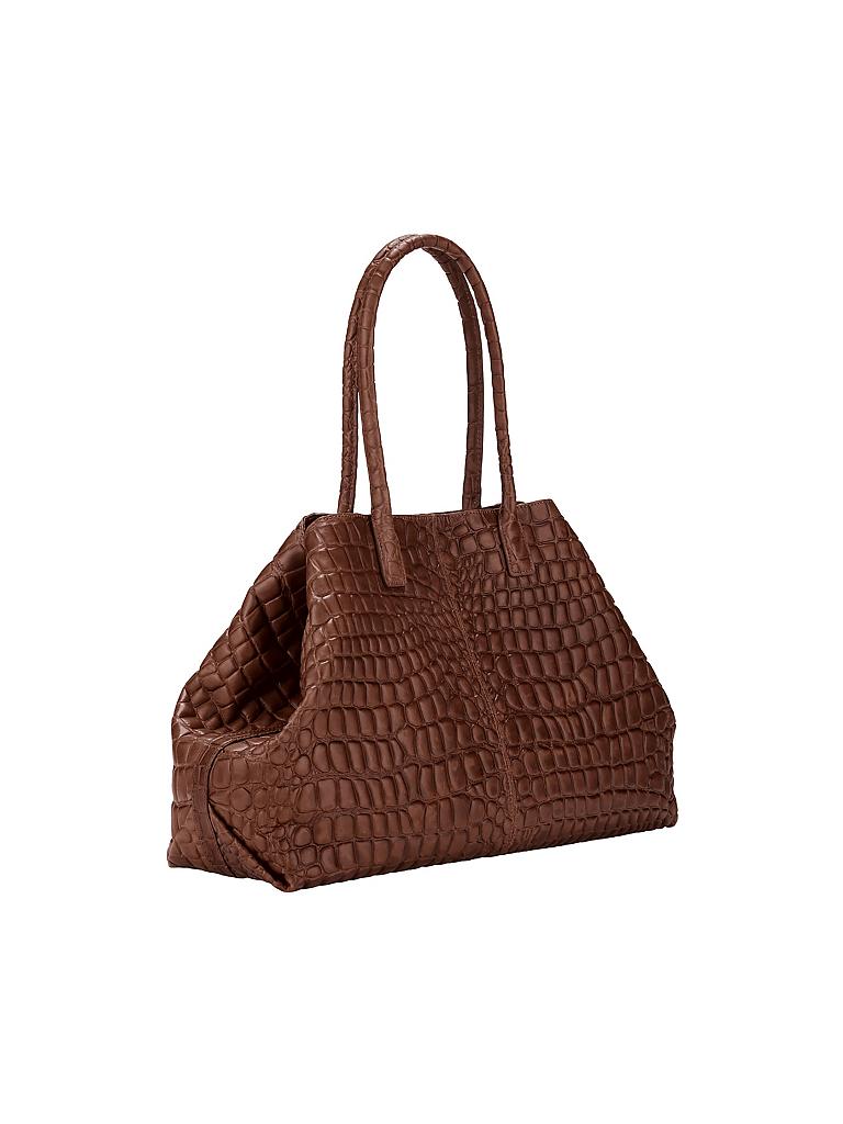 LIEBESKIND BERLIN | Ledertasche - Shopper "Malibu Chelsea Shopper L" | braun