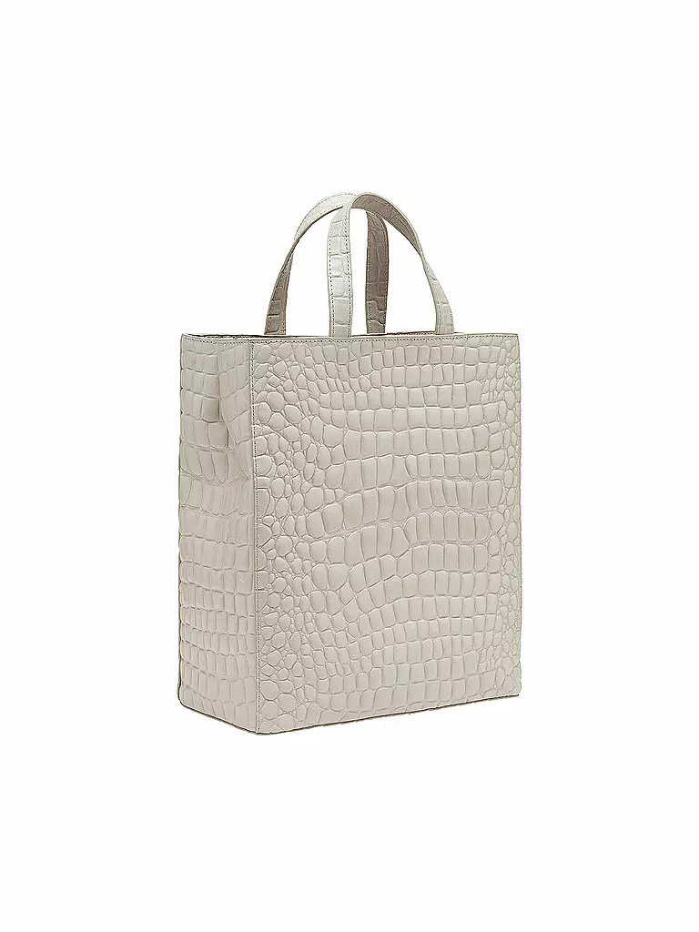 LIEBESKIND BERLIN | Ledertasche - Shopper PAPER BAG Medium | grau