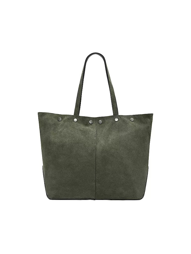 LIEBESKIND BERLIN | Ledertasche - Shopper RIVE Large | olive
