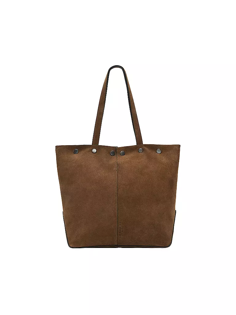 LIEBESKIND BERLIN | Ledertasche - Shopper RIVE Large | braun