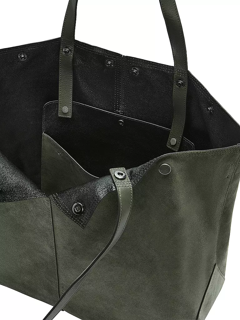 LIEBESKIND BERLIN | Ledertasche - Shopper RIVE Large | olive