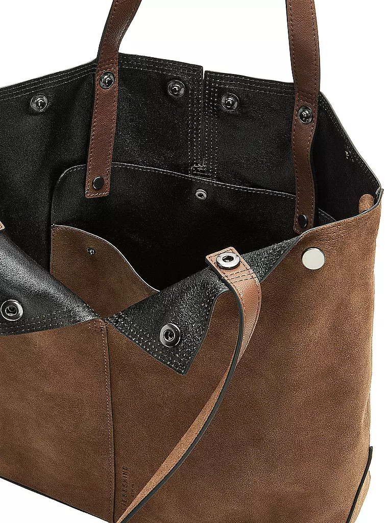 LIEBESKIND BERLIN | Ledertasche - Shopper RIVE Large | braun