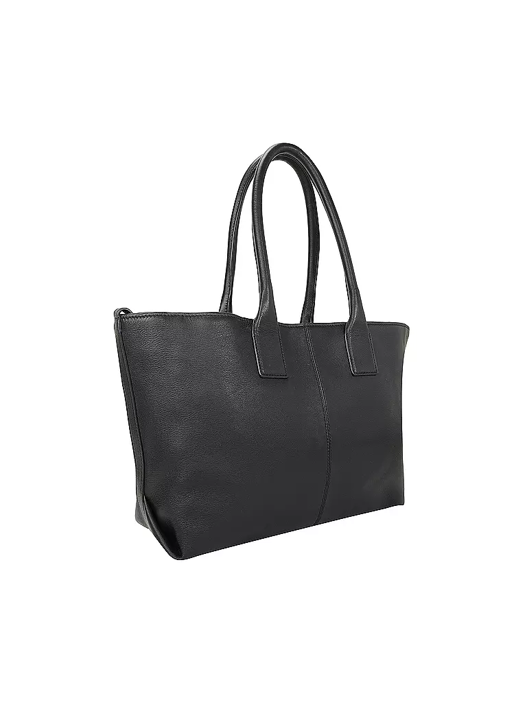 LIEBESKIND BERLIN | Ledertasche - Shopper | schwarz