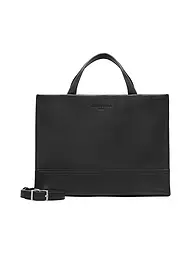LIEBESKIND BERLIN | Ledertasche - Tote Bag LOU SATCHEL Medium  | Schwarz