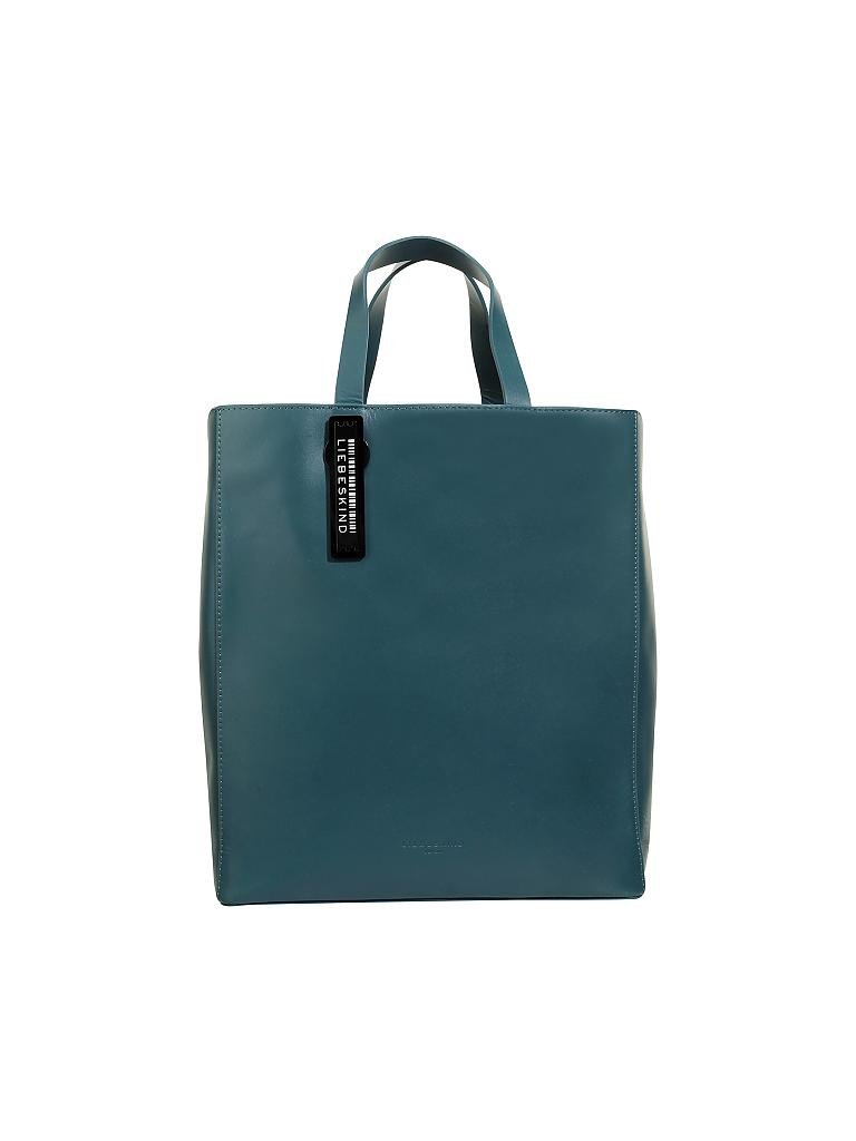 LIEBESKIND BERLIN | Ledertasche - Tote Bag PAPER BAG M | petrol