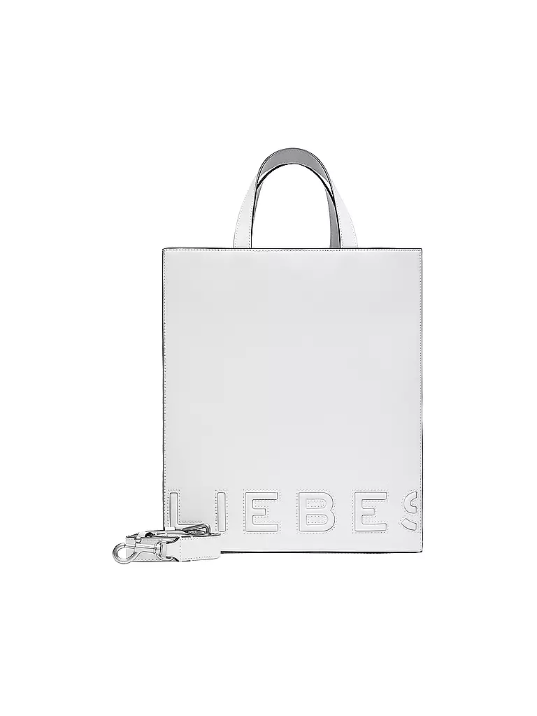 LIEBESKIND BERLIN | Ledertasche - Tote Bag PAPER BAG Medium | weiss