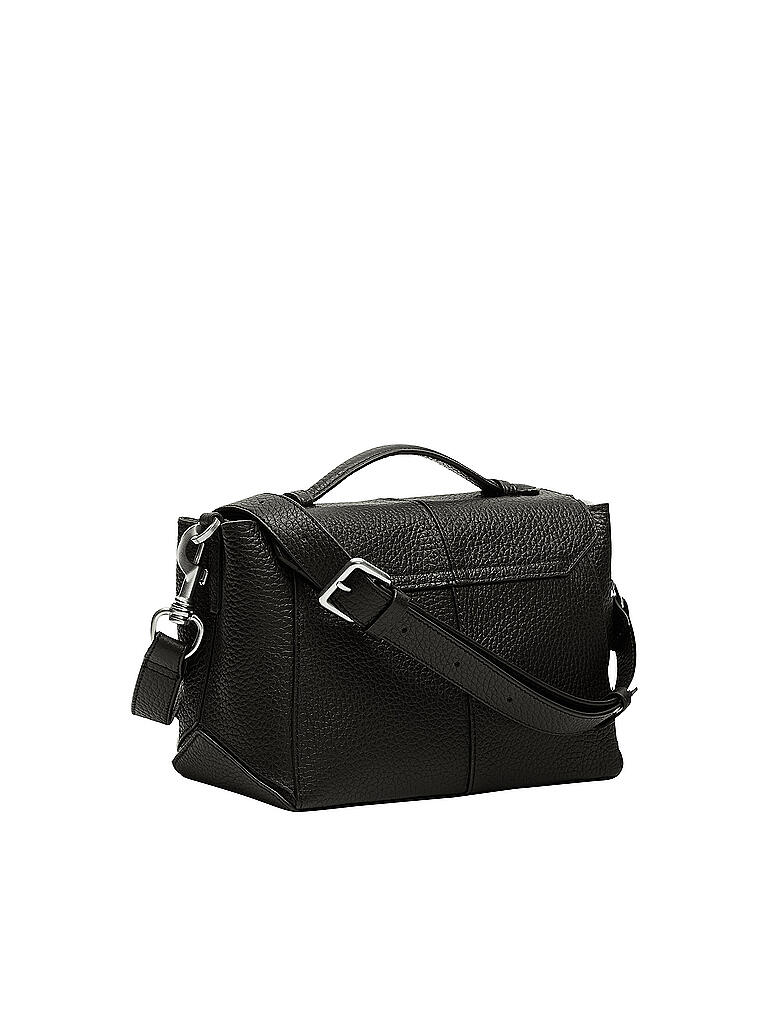 LIEBESKIND BERLIN | Ledertasche - Umhängetasche " Satchel S " | schwarz