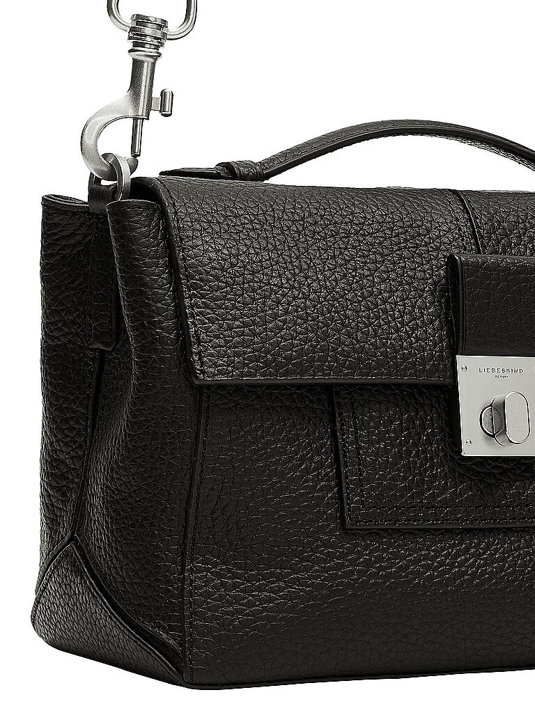 LIEBESKIND BERLIN | Ledertasche - Umhängetasche " Satchel S " | schwarz