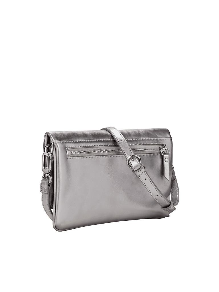 LIEBESKIND BERLIN | Ledertasche - Umhängetasche "Aloe" | silber