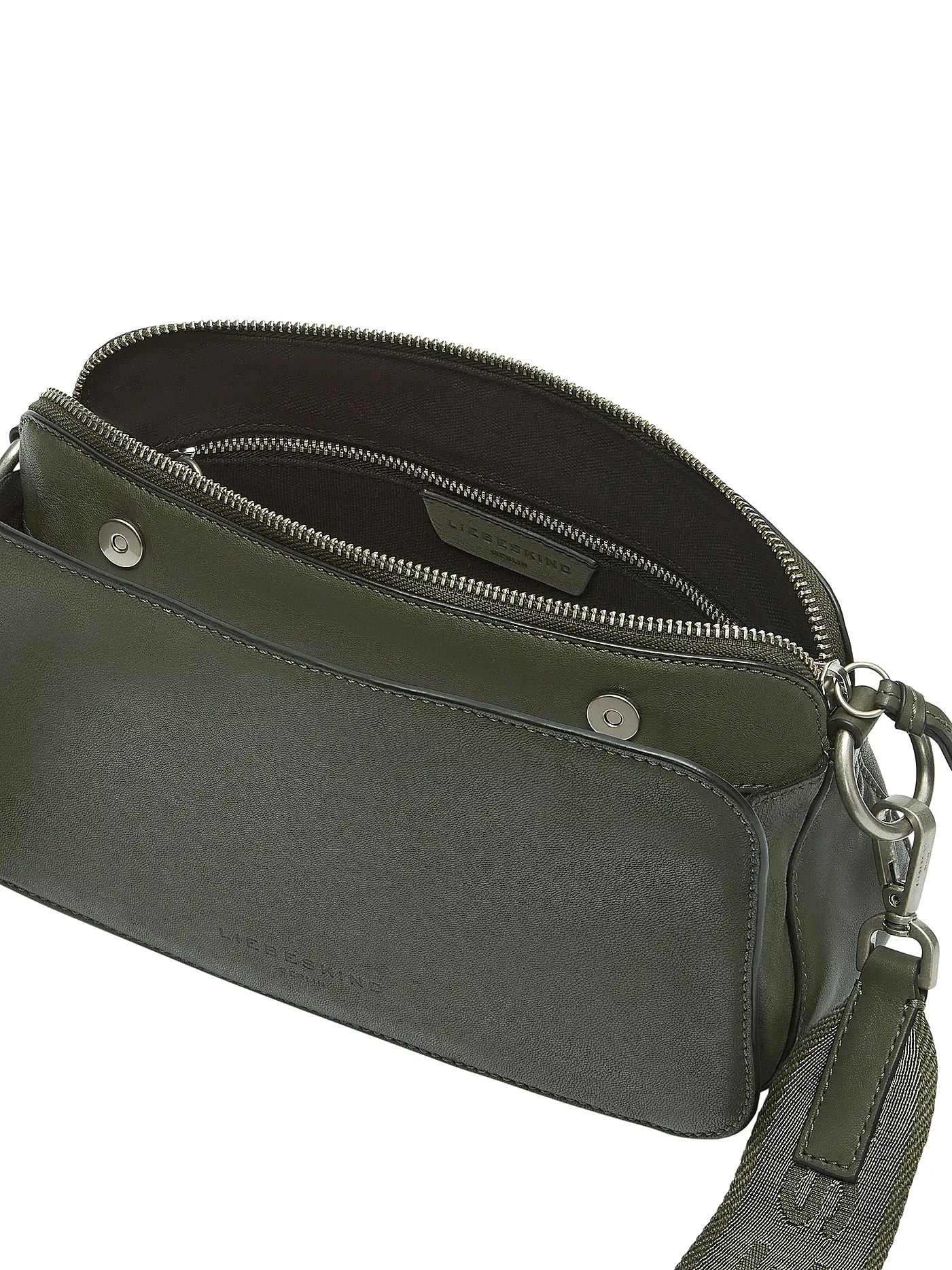 LIEBESKIND BERLIN | Ledertasche - Umhängetasche CLARICE Medium | olive