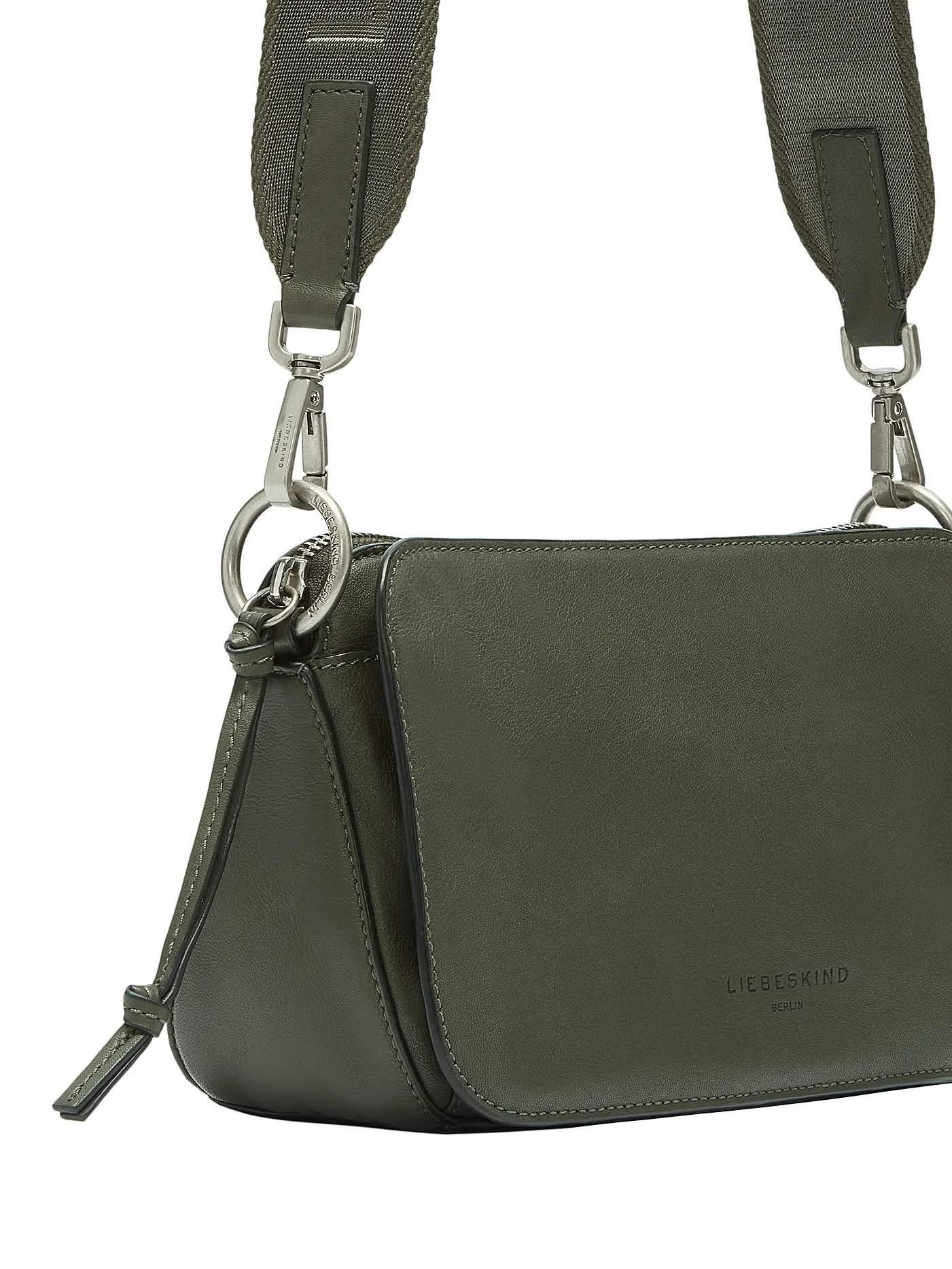 LIEBESKIND BERLIN | Ledertasche - Umhängetasche CLARICE Medium | olive