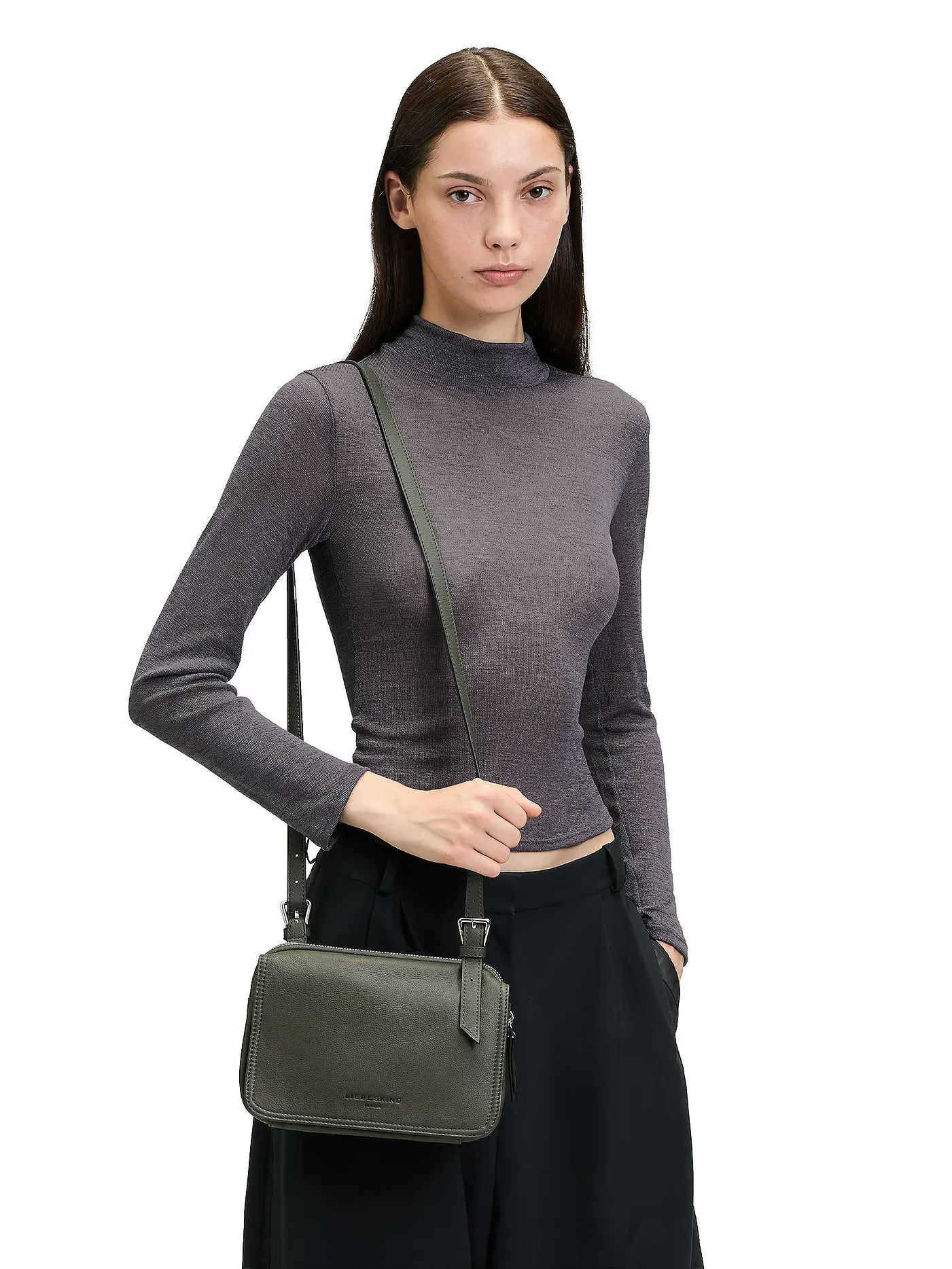 LIEBESKIND BERLIN | Ledertasche - Umhängetasche MAREIKE Small | grün