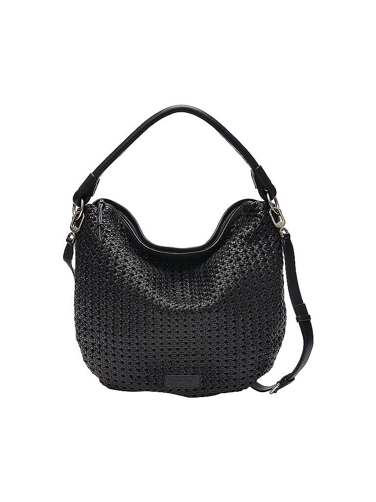 LIEBESKIND BERLIN | Ledertasche Hobo Flax L | schwarz