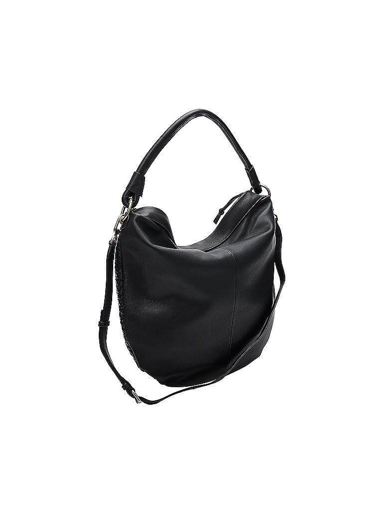 LIEBESKIND BERLIN | Ledertasche Hobo Flax L | schwarz
