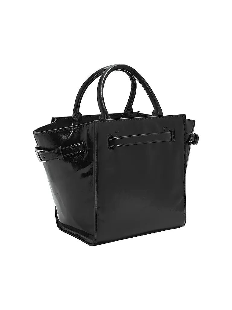 LIEBESKIND BERLIN | Ledertasche LORA SATCHEL Medium | schwarz