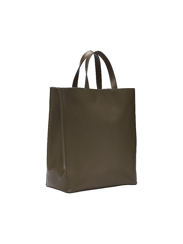 LIEBESKIND BERLIN | Ledertasche Shopper Paper Bag M | grün