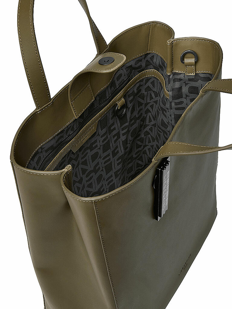 LIEBESKIND BERLIN | Ledertasche Shopper Paper Bag M | grün