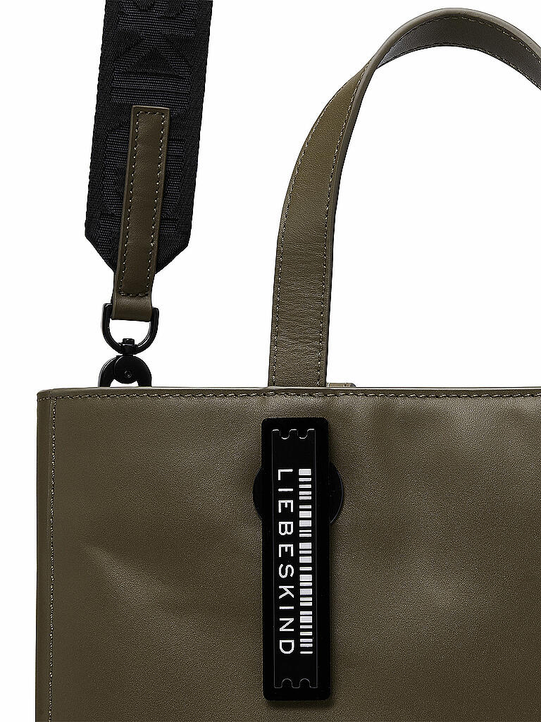 LIEBESKIND BERLIN | Ledertasche Shopper Paper Bag M | grün