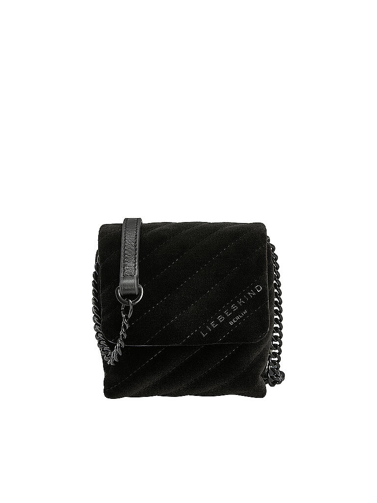 LIEBESKIND BERLIN | Samt Tasche - Crossbody Bag | schwarz