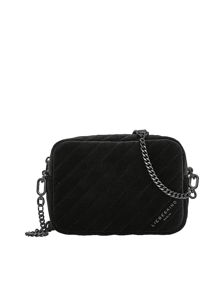 LIEBESKIND BERLIN | Samt Tasche - Crossbody Bag | schwarz