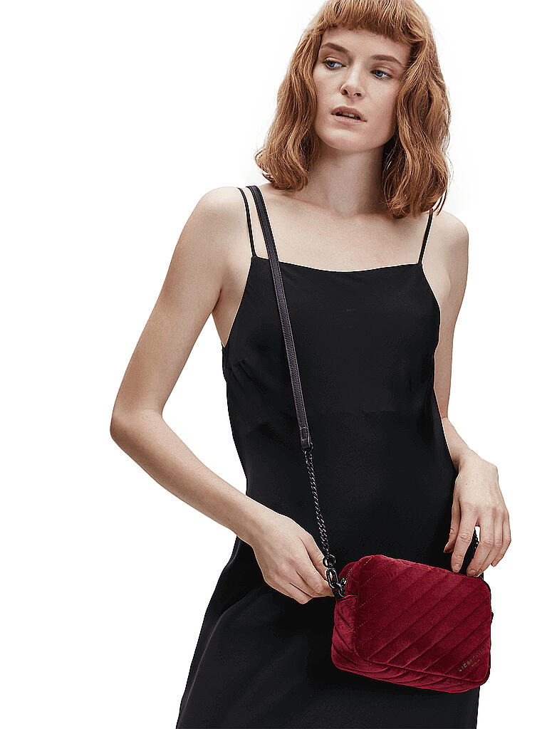 LIEBESKIND BERLIN | Samt Tasche - Crossbody Bag | rot