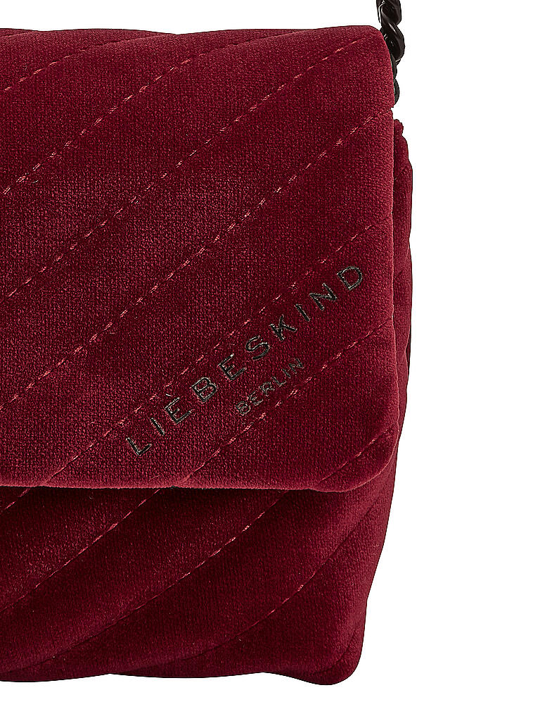LIEBESKIND BERLIN | Samt Tasche - Crossbody Bag | rot