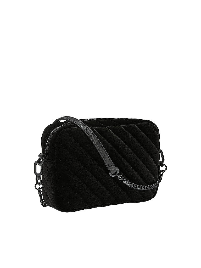 LIEBESKIND BERLIN | Samt Tasche - Crossbody Bag | schwarz
