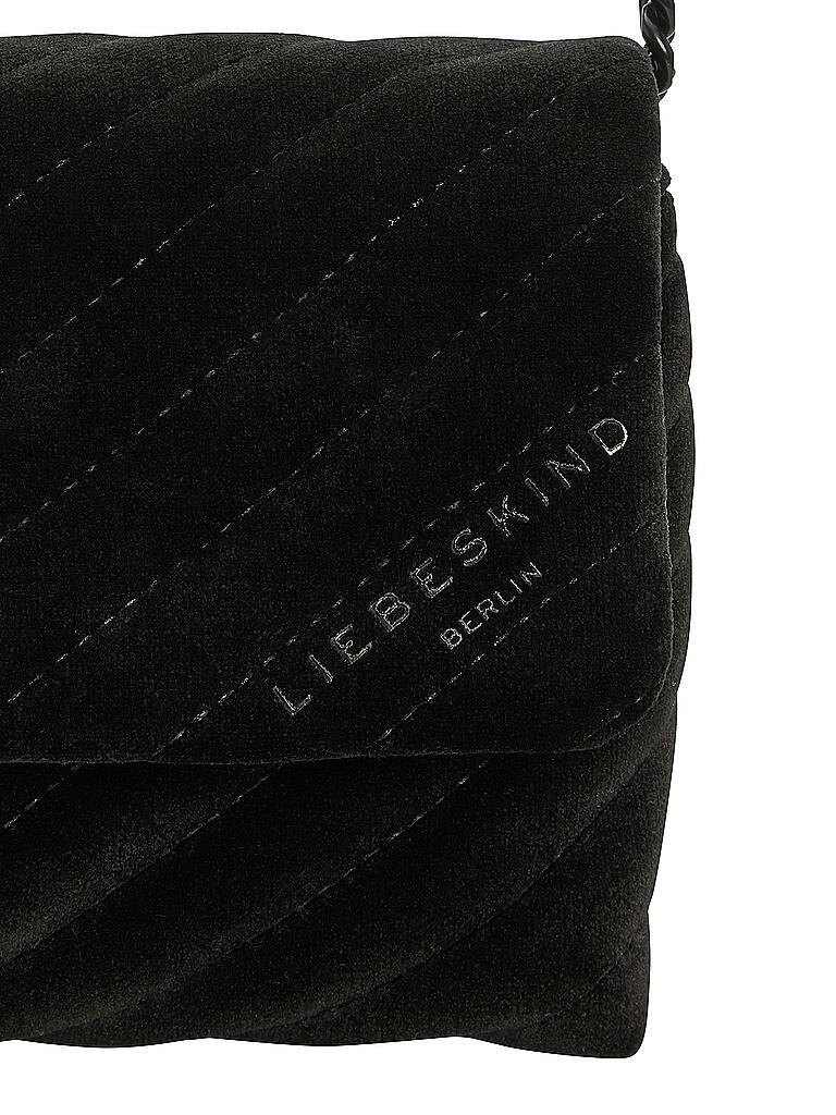 LIEBESKIND BERLIN | Samt Tasche - Crossbody Bag | schwarz