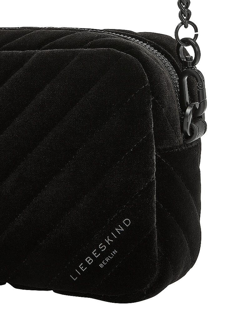 LIEBESKIND BERLIN | Samt Tasche - Crossbody Bag | schwarz