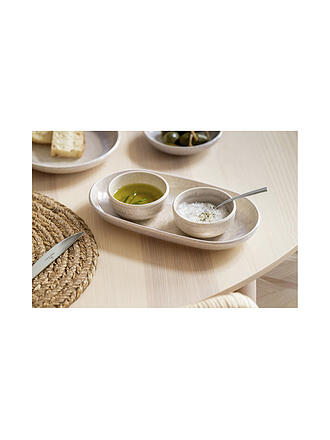 LIKE BY VILLEROY & BOCH | Servierplatte 23x13cm PERLEMOR Sand 