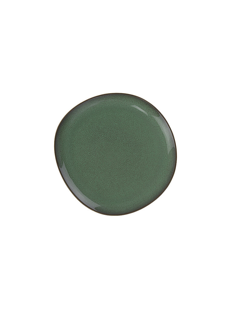 LIKE BY Servierplatte LAVE VERT 32cm dunkelgrün baby