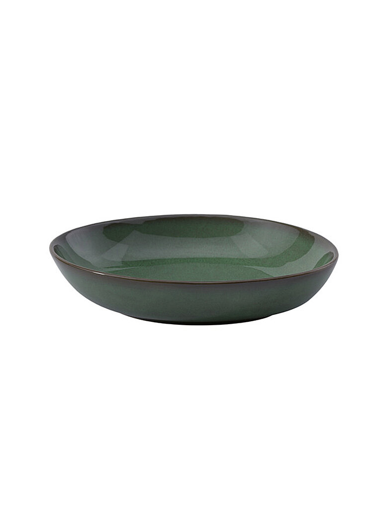 LIKE BY VILLEROY & BOCH Schale flach LAVE VERT 21cm dunkelgrün