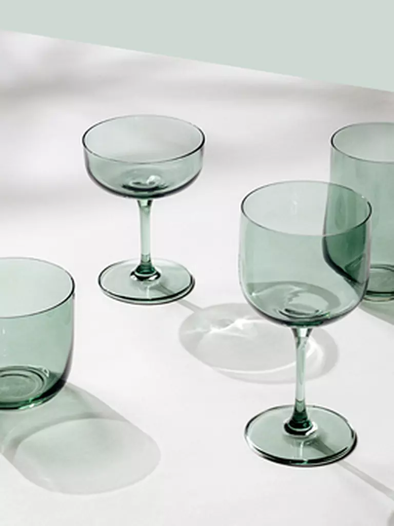 LIKE BY VILLEROY & BOCH | Champagnerschale 2er Set LIKE Sage | beere