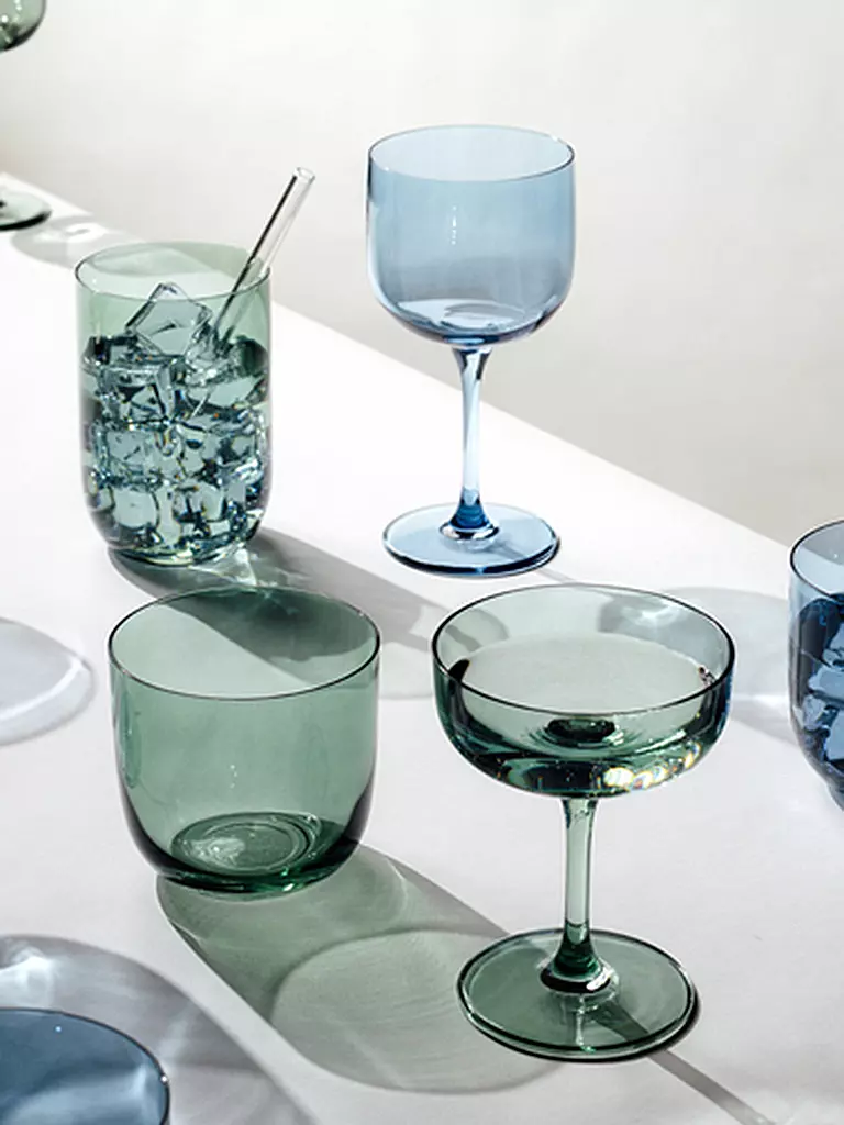 LIKE BY VILLEROY & BOCH | Champagnerschale 2er Set LIKE Sage | beere