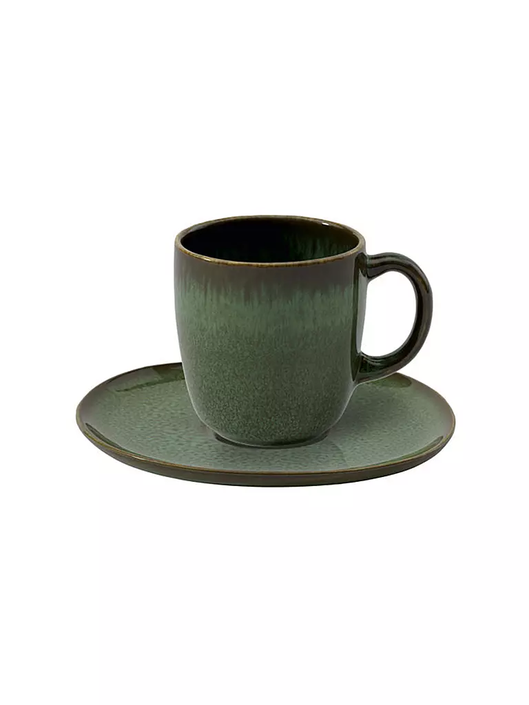 LIKE BY VILLEROY & BOCH | Kaffeetasse LAVE VERT 0,24l  | dunkelgrün