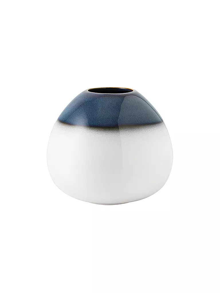 LIKE BY VILLEROY & BOCH | Lave Home Vase Egg Shape, 14,5x14,5x13cm, Bleu | blau