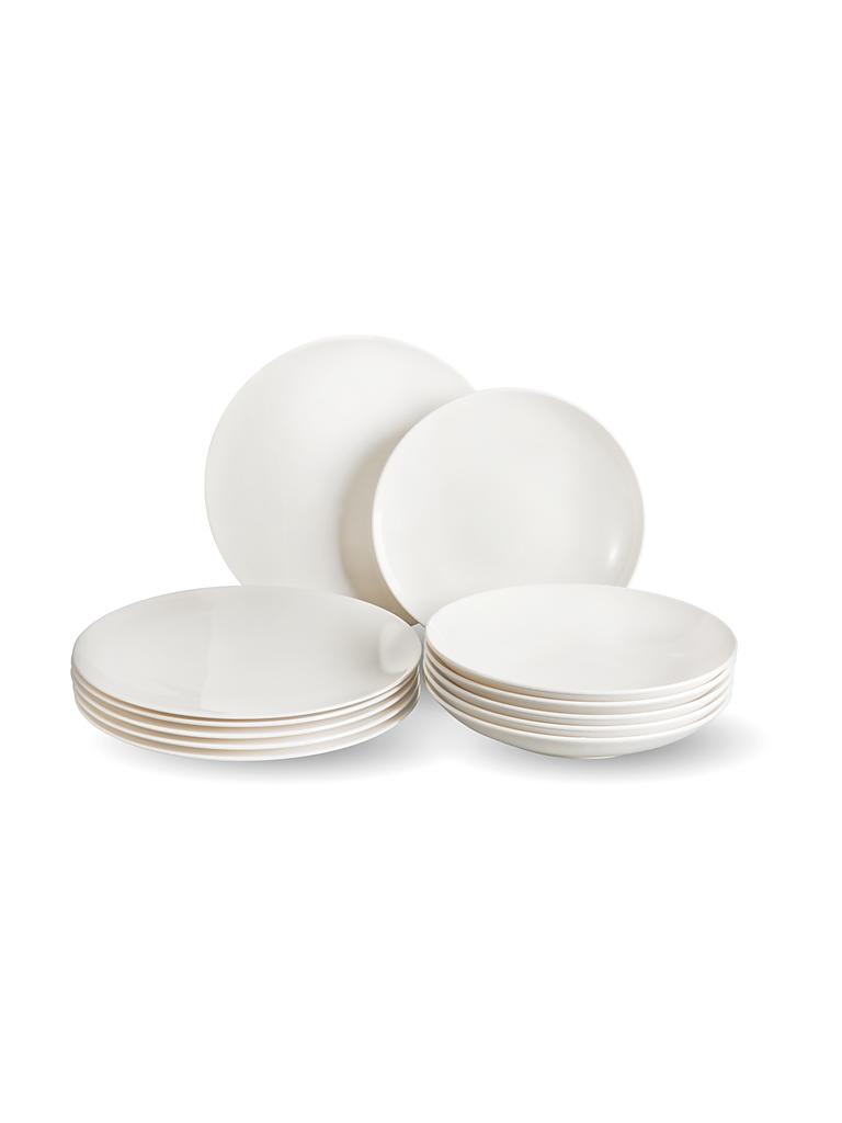 LIKE BY VILLEROY & BOCH | Voice Basic Starter Teller Set 12-tlg. (Weiss) | weiß