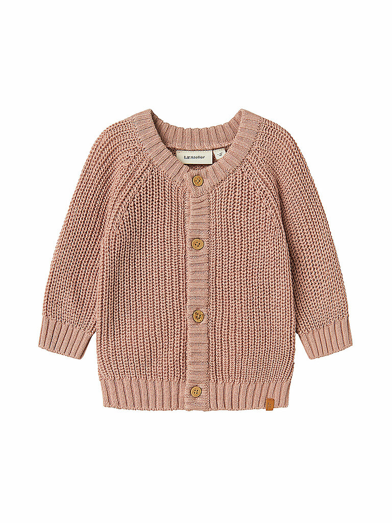 LIL ATELIER Baby Strickjacke NBNEMLEN pink | 74