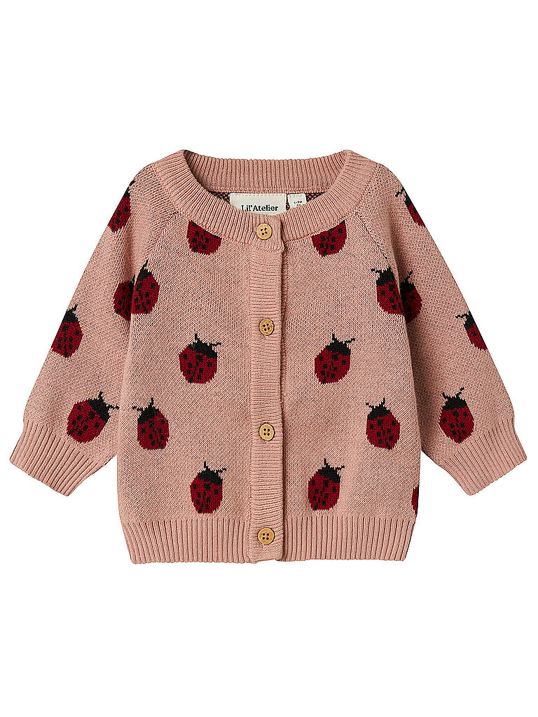 LIL ATELIER Baby Strickjacke rosa | 62