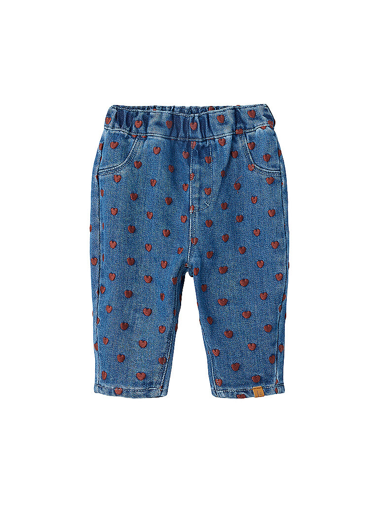 LIL ATELIER Baby Jeans NBFLIVA dunkelblau | 68