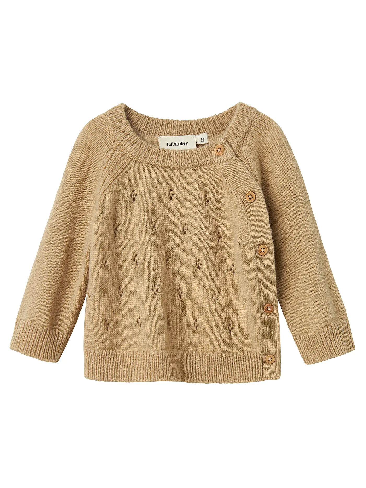 LIL ATELIER | Baby Pullover NBNNALIO | braun