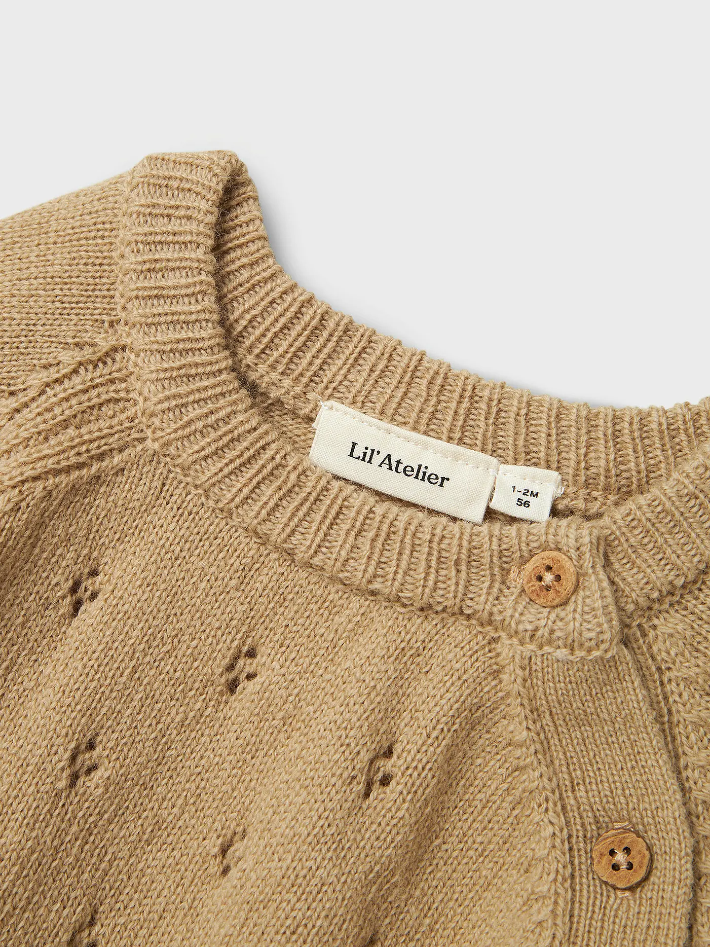 LIL ATELIER | Baby Pullover NBNNALIO | braun