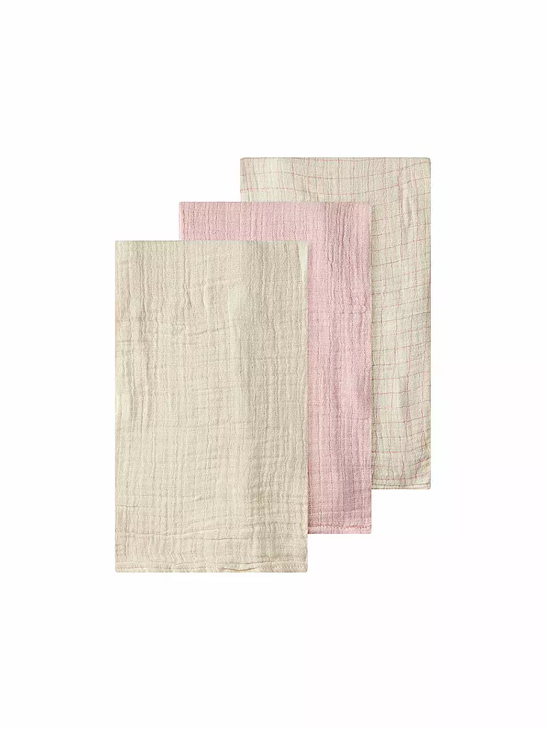 LIL ATELIER | Baby Stoffwindel - Multuch NBNFERGIE 3er Pkg. peach whip | rosa