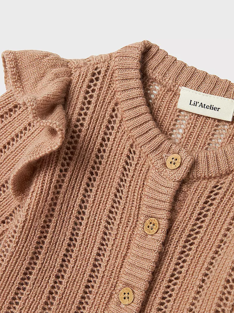 LIL ATELIER | Baby Strickjacke NBFNOMO | braun