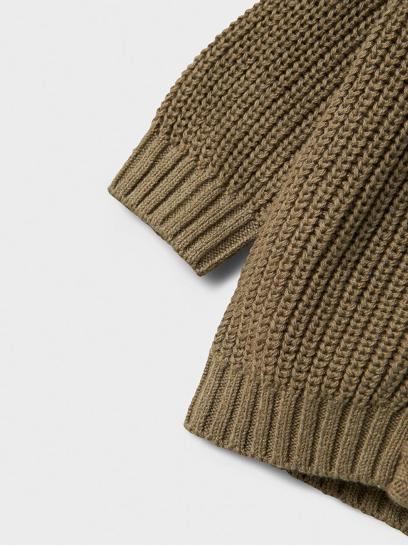 LIL ATELIER | Baby Strickjacke NBNEMLEN | olive