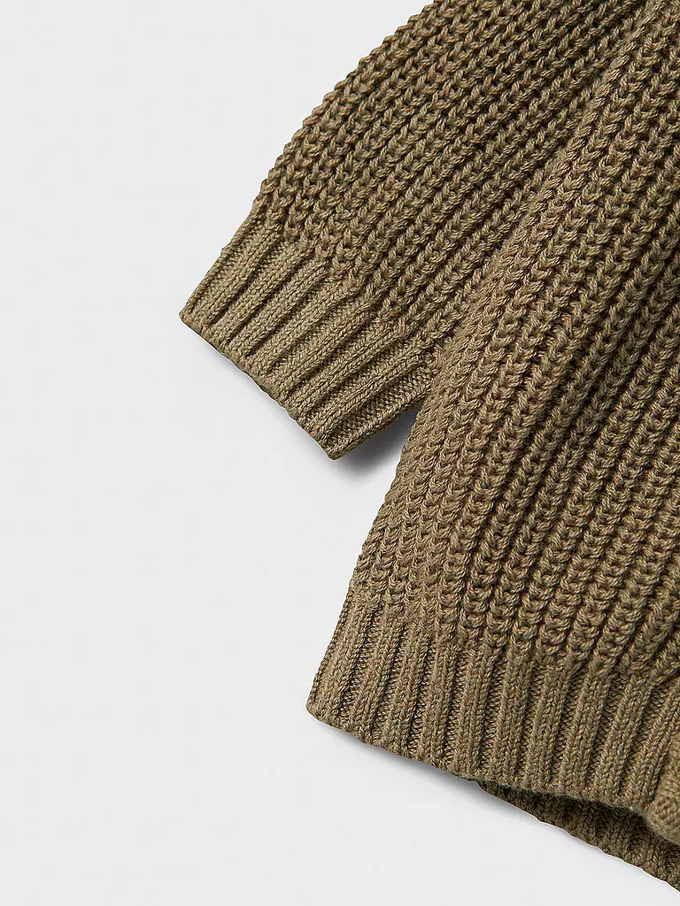 LIL ATELIER | Baby Strickjacke NBNEMLEN | olive