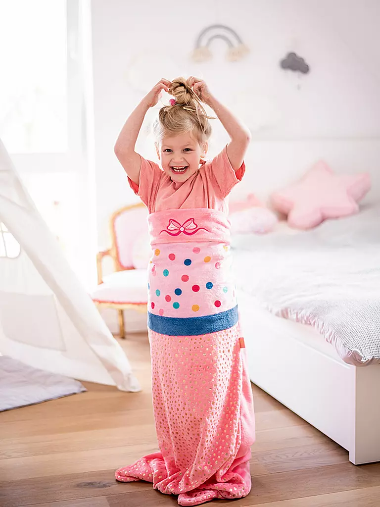 LILLIFEE | Kuschel-Schlafsack Pr.Lillifee (Glitter&Gold), ca. 50x110 cm | keine Farbe
